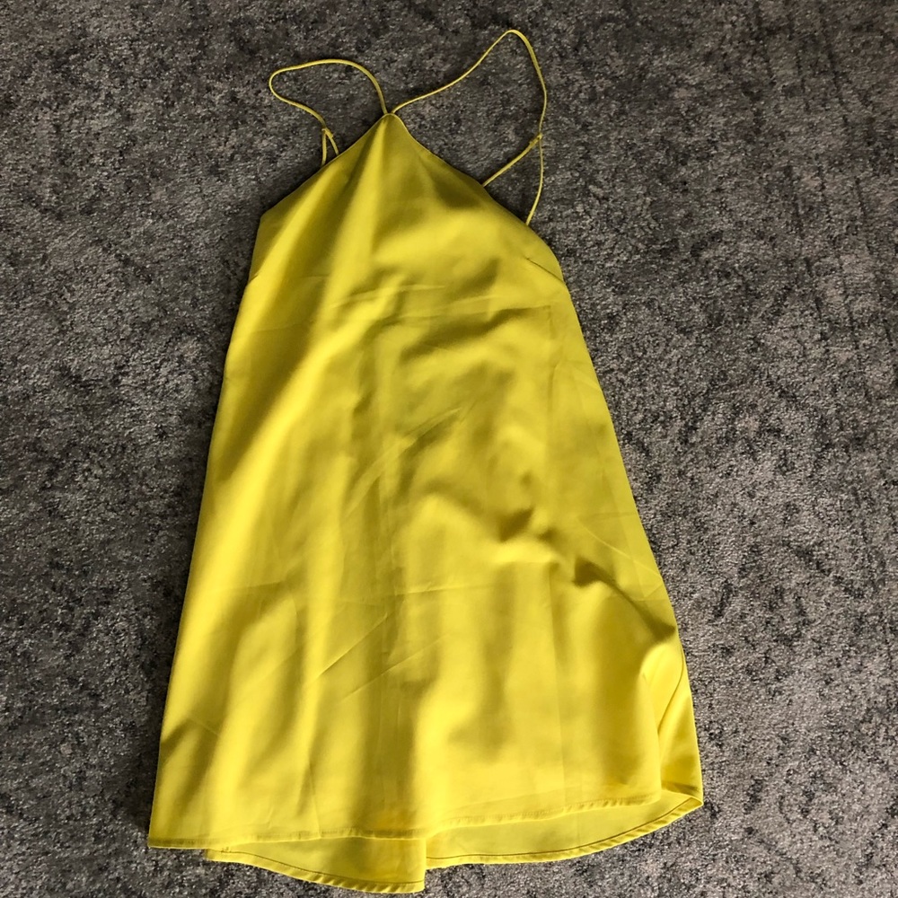 Strappy open back dress